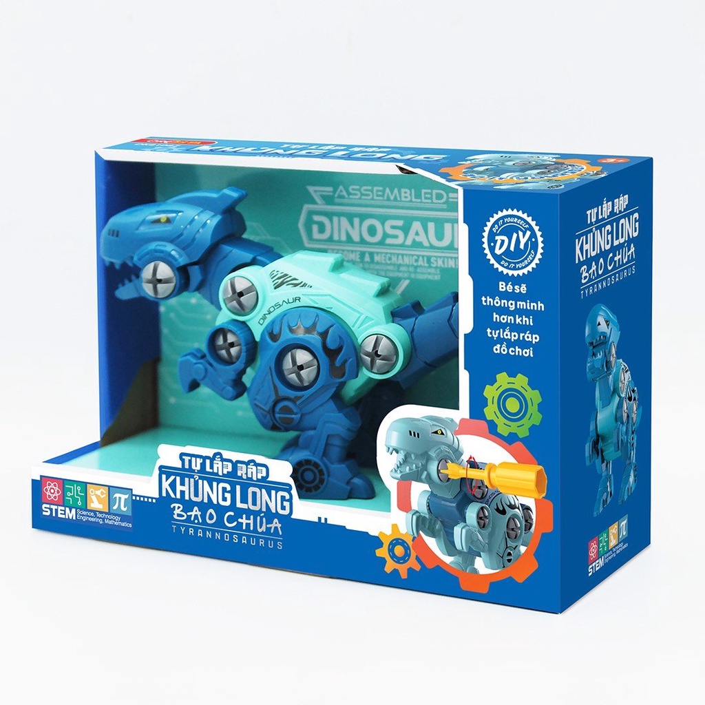 Đồ Chơi Duka: Khủng Long Tự Lắp Ráp - Khủng Long Bạo Chúa DK81087