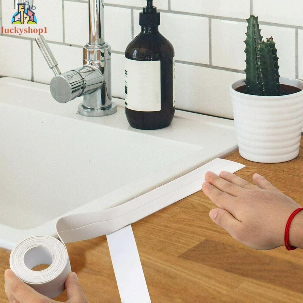 Dải Niêm Phong PVC Chống Thấm Nước Chống Nấm Mốc Kích Thước 2M * 22mm Dành Cho Nhà Tắm