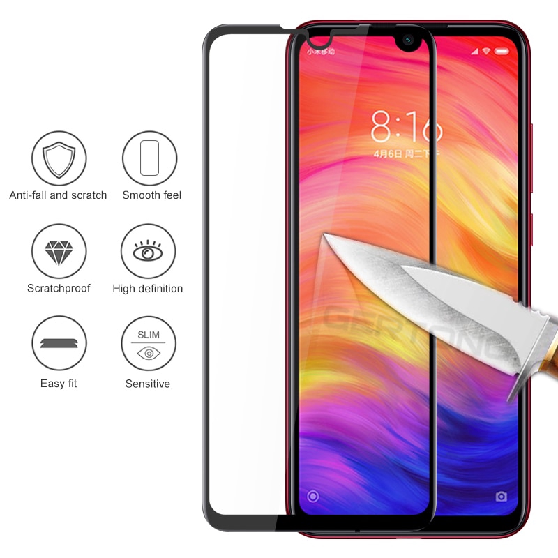 Kính cường lực 9H bảo vệ toàn màn hình cho Redmi 9A K30 K20 Note 9 9S 8 8T 7 6 5 Pro Max