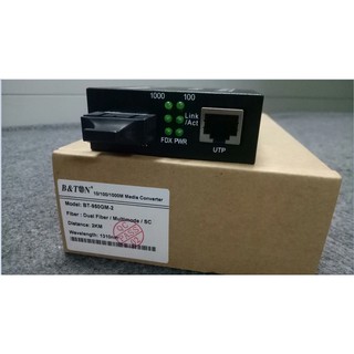 Converter Multi mode 1GB, 2 sợi quang 0.55Km hãng BTON (BT-950GM-2)