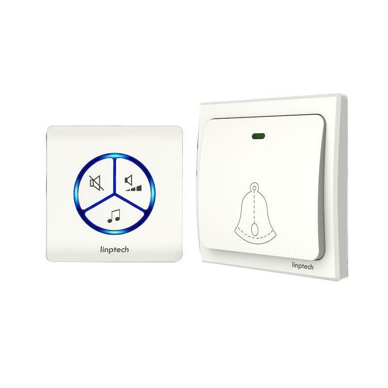Chuông Không Dây Không Dùng Pin Báo Khách Thông Minh LINPTECH LP100SW