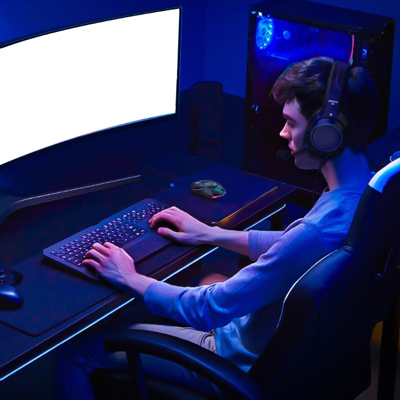 Chuột Quang Chơi Game 7 Nút Bấm Có Đèn Nền