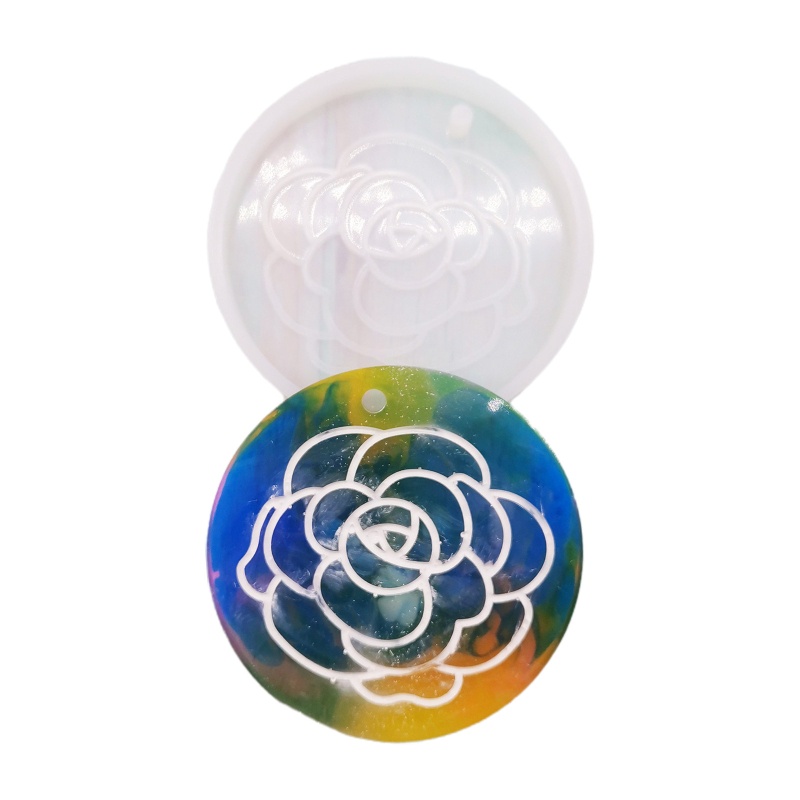 Khuôn Silicone Làm Móc Khóa Resin Epoxy Resin