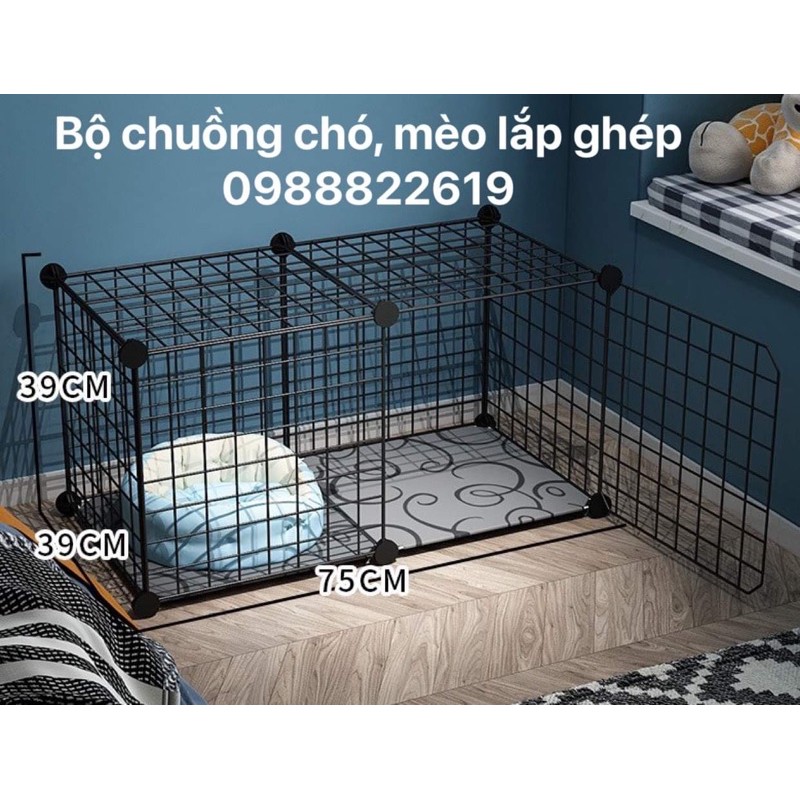 Bộ lồng chó, chuồng mèo lắp ghép.