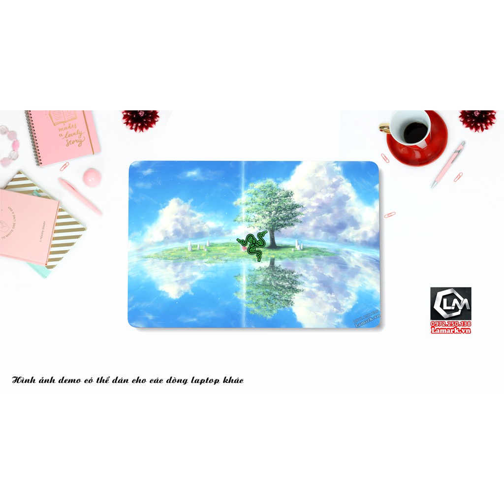 Tấm dán skin laptop mặt lưng và bàn phím