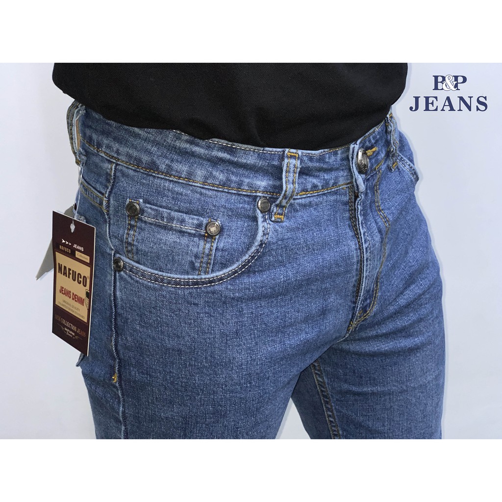 [B&PJeans NAFUCO 01] Quần Jeans Cotton Co Dãn Thời Trang_ Hàng Cao Cấp_Form Chuẩn_Vải Đẹp_Trẻ Trung, Nam Tính