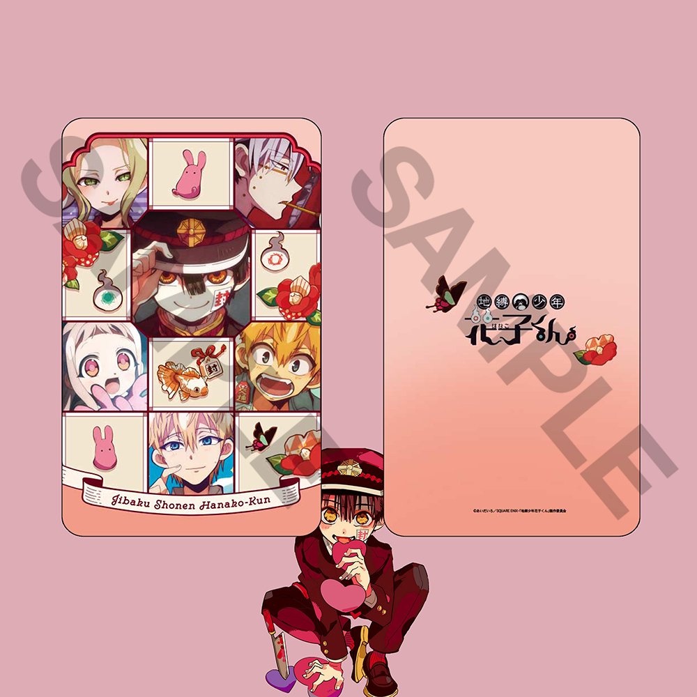 Ảnh card bo góc in hình JIBAKU SHOUNEN HANAKO-KUN Cậu Ma Nhà Xí m1 thẻ bo viền 5*8cm anime chibi sưu tầm