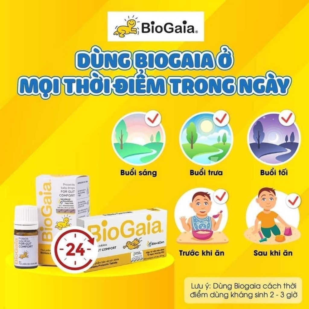 Men Vi Sinh Biogaia Protectis Drops 5ml - Men Kết Hợp D3 - Hộp 10 Viên Nhai Cho Bé Từ Sơ Sinh Date 2023(Chính Hãng)