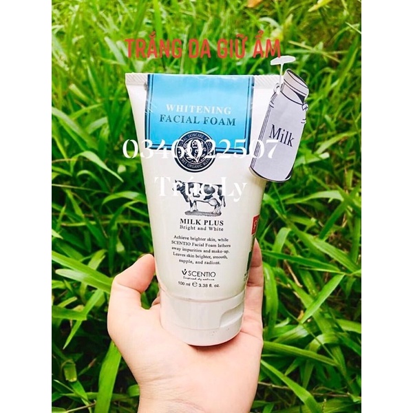 (Hàng chuẩn ) Sữa rửa mặt bò Milk Plus Thái Lan tuýp 100ml