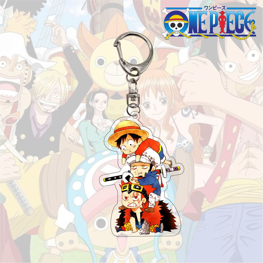 Móc Khóa Hình Nhân Vật Phim hoạt Hình One Piece Độc Đáo