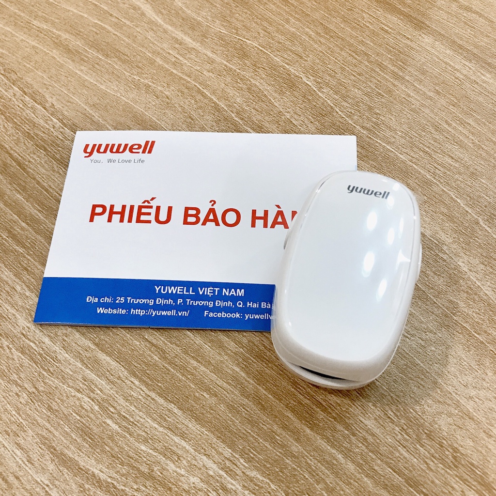 Máy đo nồng độ 0xy trong máu điện tử Yuwell YX102 - nhập khẩu chính hãng, bảo hành 24 tháng