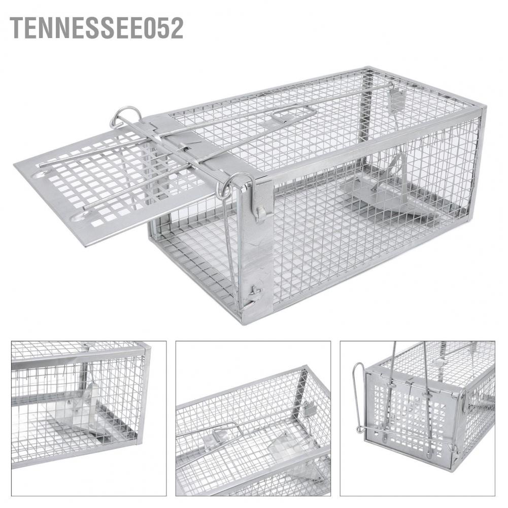 Hàng HOT Bẫy chuột lồng có thể tái sử dụng bằng sắt một cửa ngoài trời trong nhà【Tennessee052】
