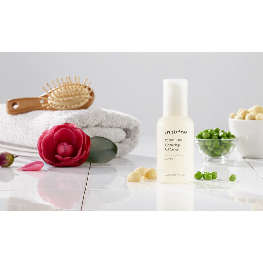 [mẫu mới] Serum Dưỡng Tóc Innisfree My Hair Recipe Oil Serum 70ml | BigBuy360 - bigbuy360.vn