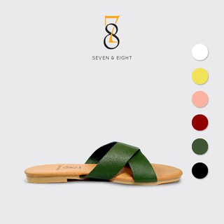 Dép Nữ Thời Trang Đế Bệt Quai Chéo Kiểu Bướm Seven & Eight 1.5cm - D0001