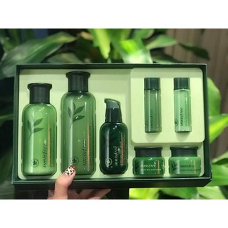 ⭐️⭐️⭐️[KÈM QUÀ TẶNG]: Bộ gift set dưỡng Innisfree trà xanh 7 món chính hãng 100%