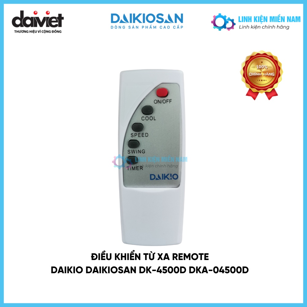Điều khiển từ xa quạt điều hòa Daikio Daikiosan DK-4500d DKA-04500D - chính hãng