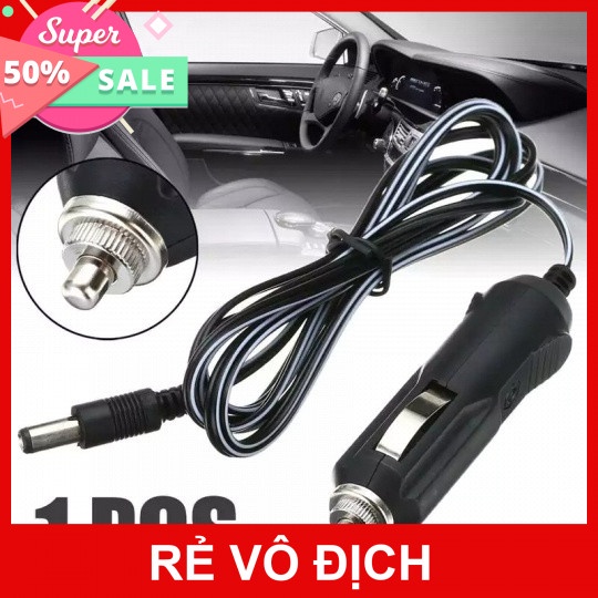 [5❤️][FREESHIP] CÁP NGUỒN XE HƠI 5V-2A CHUI TRÒN [HCM]