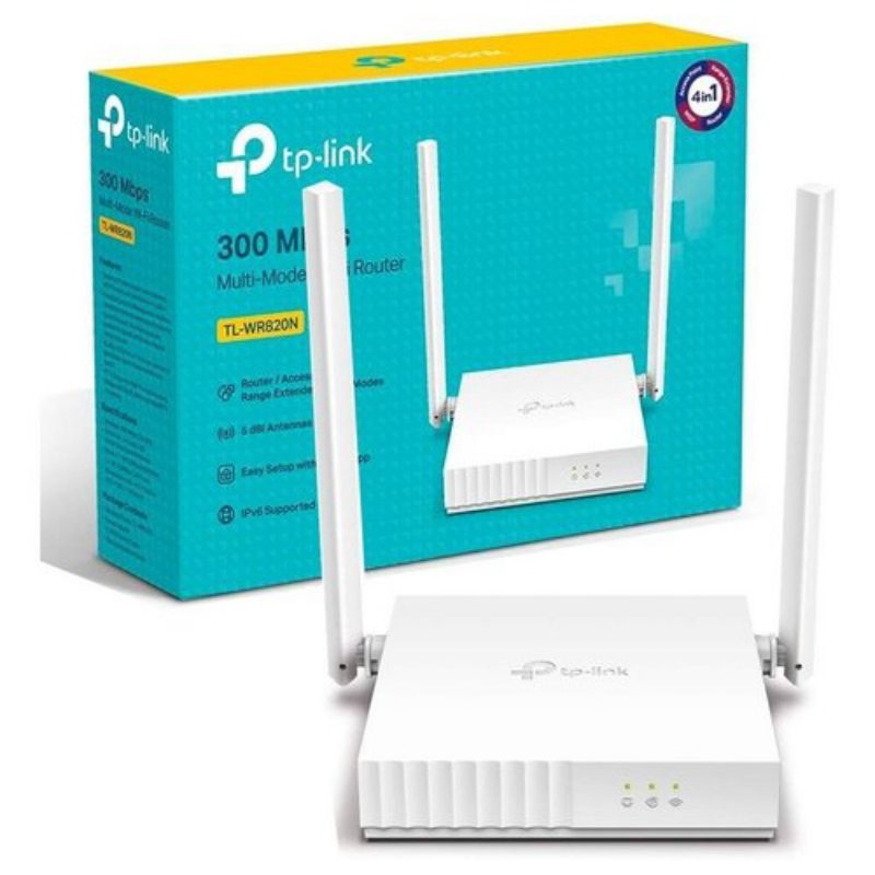 Bộ Phát Wifi TP-Link TL-WR820N Chuẩn N 300Mbps bảo vệ mạng Gia Đình tối đa - Hàng Chính Hãng