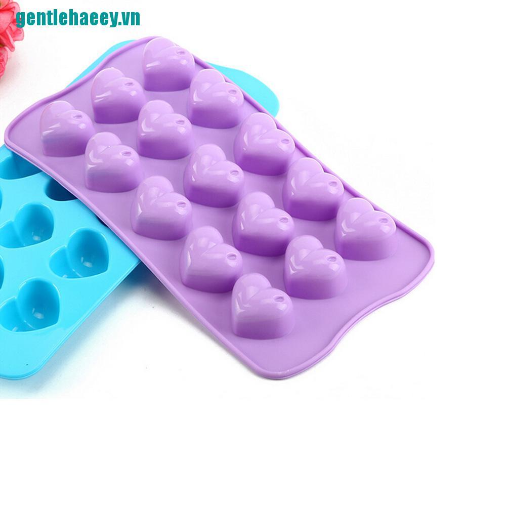 Ee☌Mới Khuôn Silicone Làm Bánh Hình Trái Tim