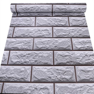 DECAL GIẤY DÁN TƯỜNG HÌNH GẠCH - CUỘN 10M KHỔ RỘNG 45CM - CÓ SẴN KEO SIÊU CHẮC