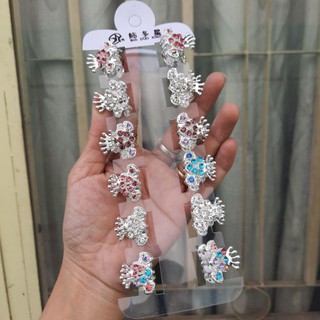 Kẹp đỉnh,kẹp mái đính đá 2.5cm(được chọn màu)