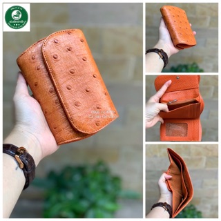 VÍ GẤP 3 DA ĐÀ ĐIỂU MINI - CÁ SẤU GÒ VẤP