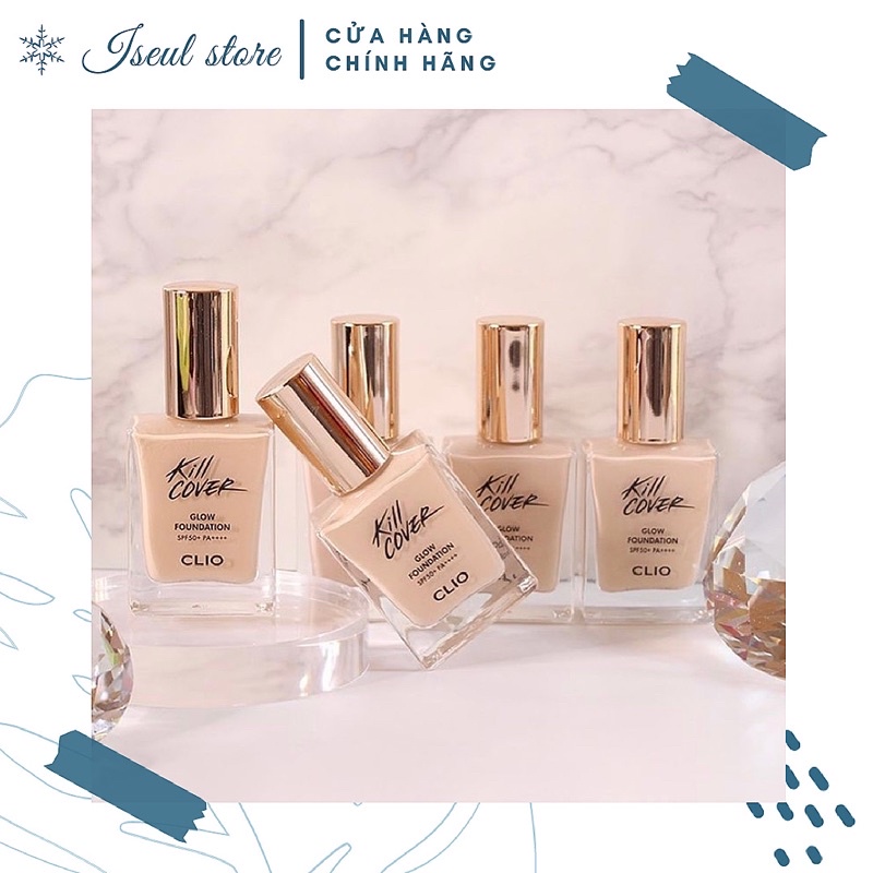 [CHÍNH HÃNG] Kem nền Clio Kill Cover Glow Foundation 15g