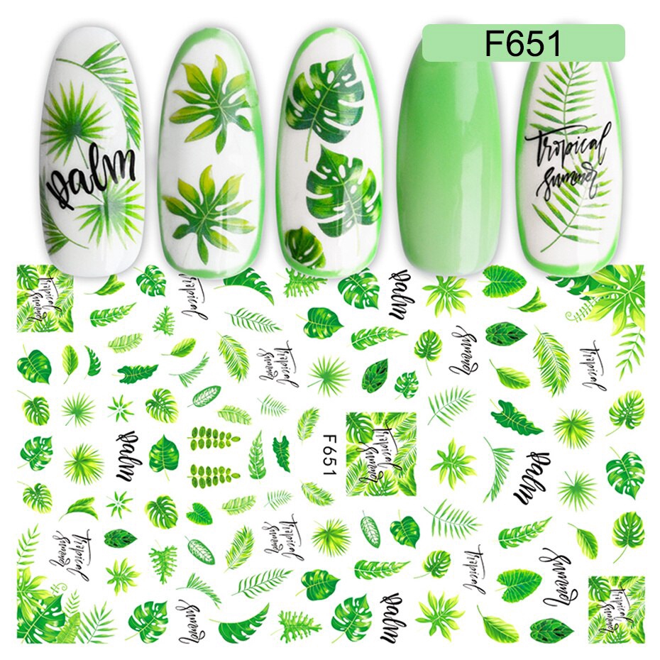 Miếng Dán Trang Trí Móng Tay Hình Bướm 3D