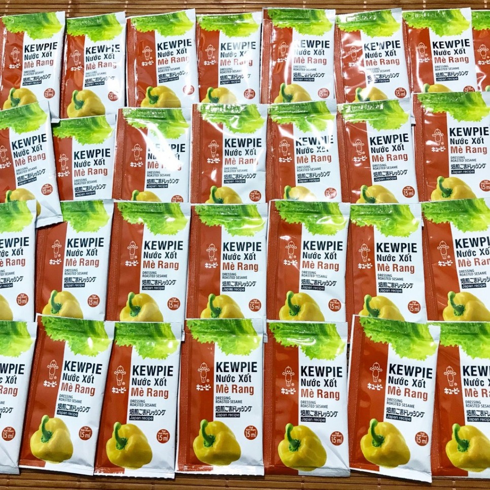[GIÁ SẬP SÀN] Gói Nước Xốt Mè Rang Kewpie, Ăn Rong Nho, Salat Rau Củ Chấm Mè Rang Gói 15ml | BigBuy360 - bigbuy360.vn