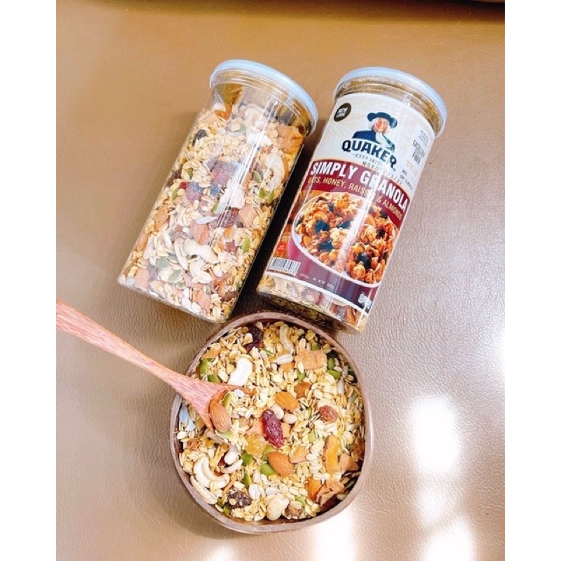 Ngũ cốc granola siêu hạt dc ăn kiêng , eatclean, giảm cân, thực dưỡng , hộp 500gr siêu ngon