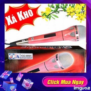 Micro karaoke có dây Yoo-Minh chính hãng, hát nhẹ chống hú