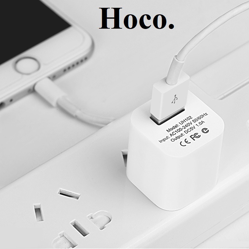 Củ sạc Hoco Uh102 sạc nhanh chính hãng cao cấp cho các loại điện thoại