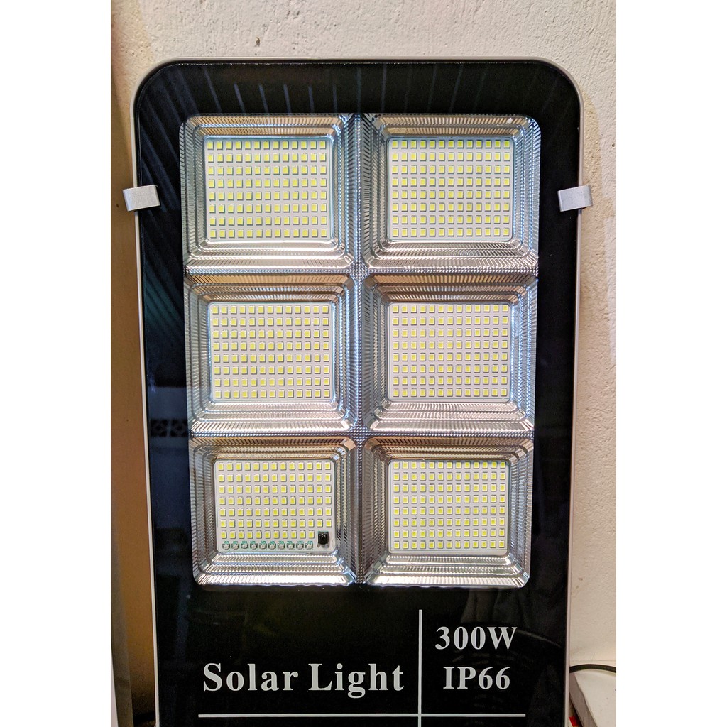 [ Đèn NLMT ] Đèn Đường Năng Lượng Mặt Trời 300W – Tấm Pin Công Nghệ Mono – Đèn Đường Led Phân Thể Fusoli Solar Light
