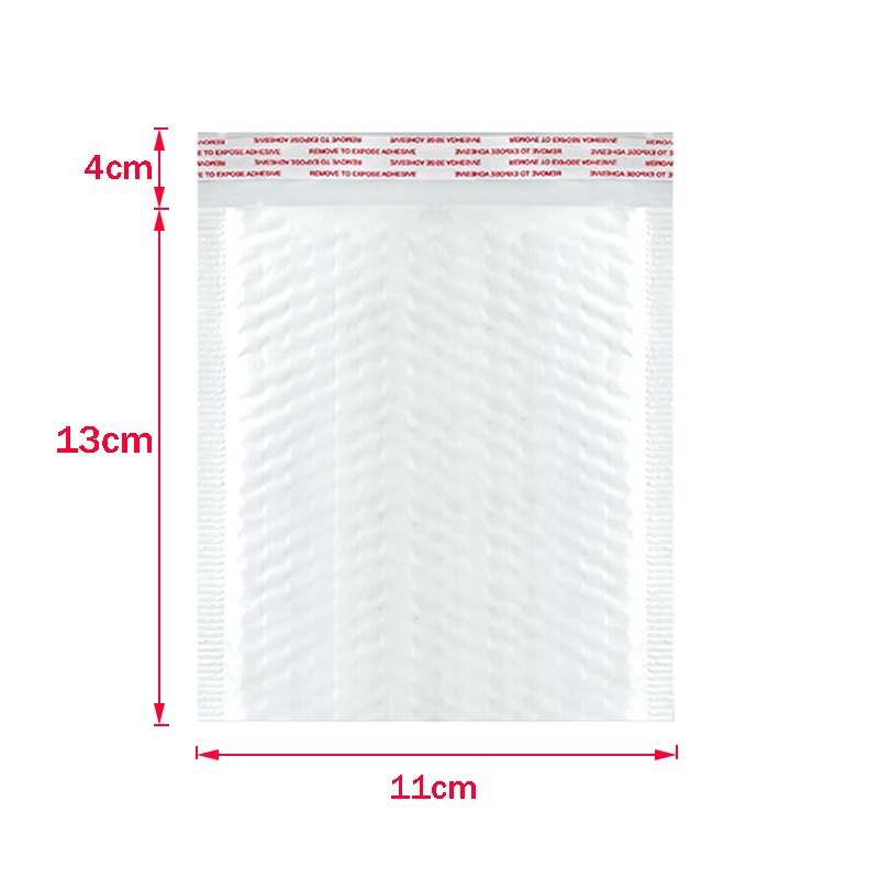 Bộ 50 Túi Khí 11x13cm+4cm Lót Nhựa Đóng Gói Hàng Hóa