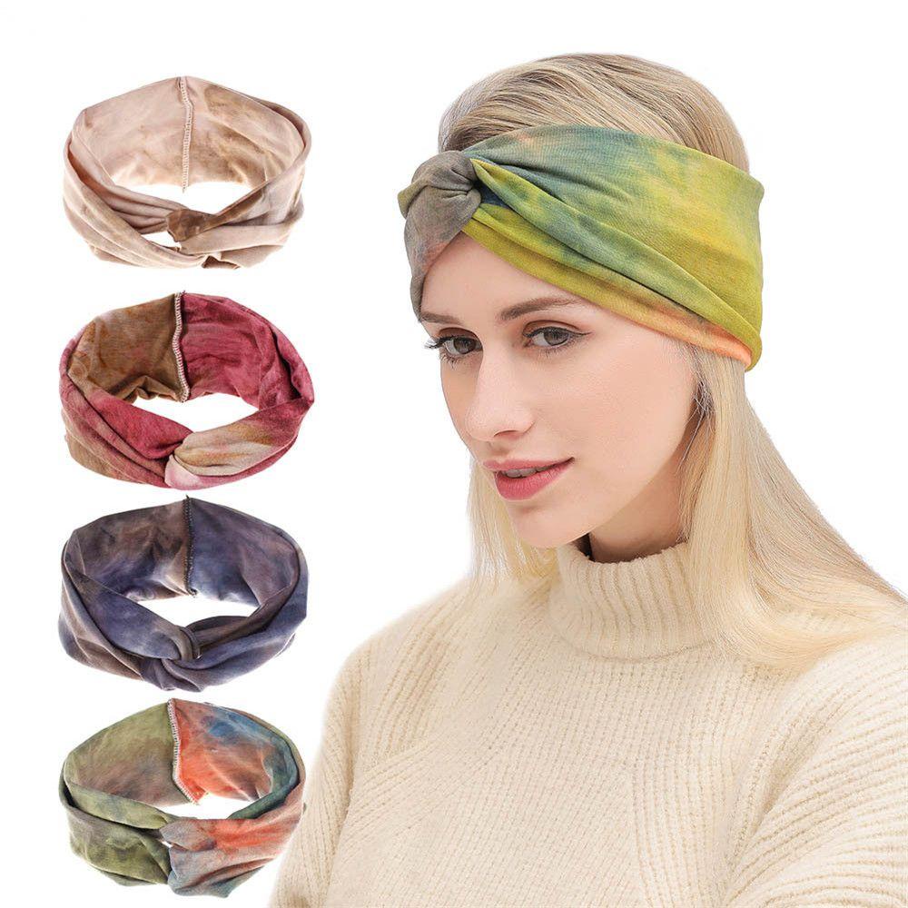 PINEVN Băng Đô Turban Bản Rộng Co Giãn Thấm Hút Mồ Hôi Cho Nữ