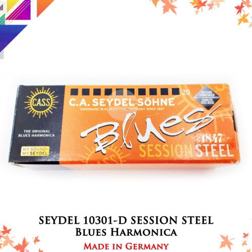 Harmonica Diatonic Blue SESSION Seydel 10301 ( Full Tone, Key A, Bb, C, D ,E, F, G ) Nhập Khẩu Đức - Phân phối Sol.G