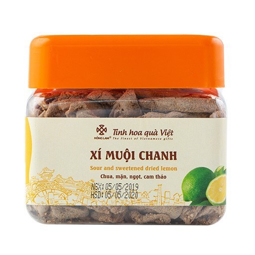 Xí Muội Chanh Hồng Lam - Vị Chua Mặn Ngọt - Hộp