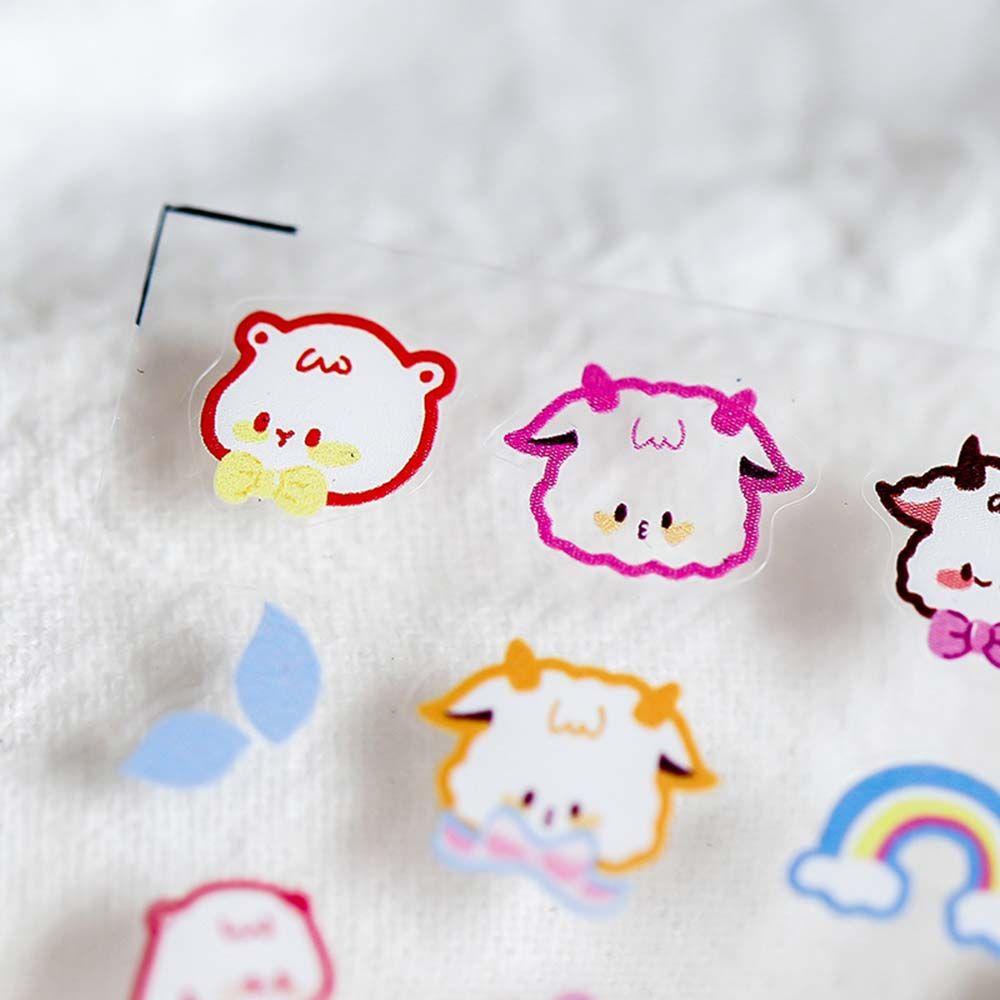 OCEANMAP Miếng Dán Trang Trí Móng Tay Hình Động Vật Siêu Mỏng Dễ Thương