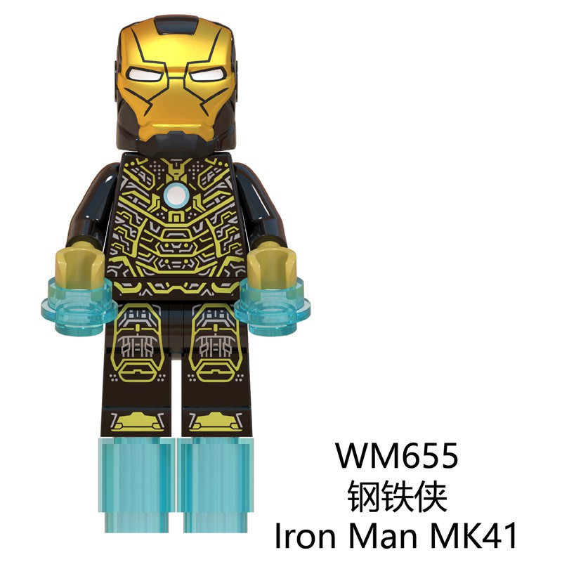 Mô Hình Lắp Ráp Lego Iron Man Avengers 4 Mk85 Captain Marvel Outrder Wm6055