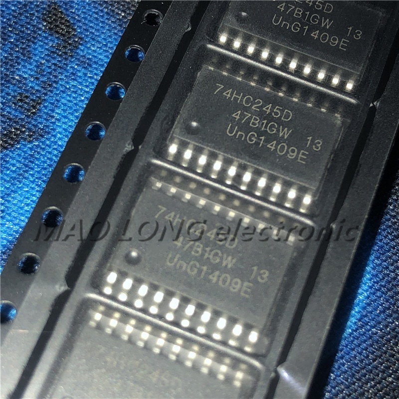 10 CÁI / lô 74HC245D SOP24 74HC245 SOP SN74HC245DWR SMD IC mới và nguyên bản