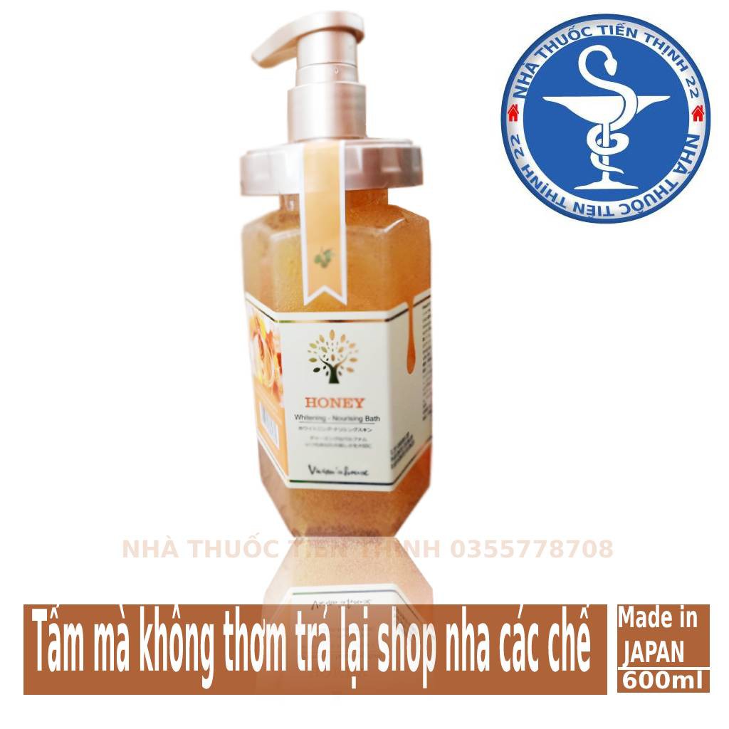 Sữa Tắm HONEY Whitening- Nourising Bath 600ml