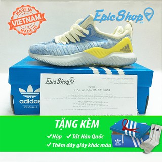 (Ảnh thật+Full box) Giày Alpha Bounce xanh vàng