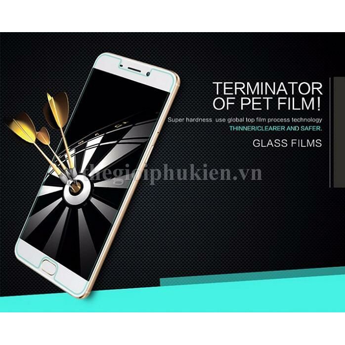 Tấm dán kính cường lực OPPO F1 plus, R9 hiệu Glass Pro - Không full màn hình