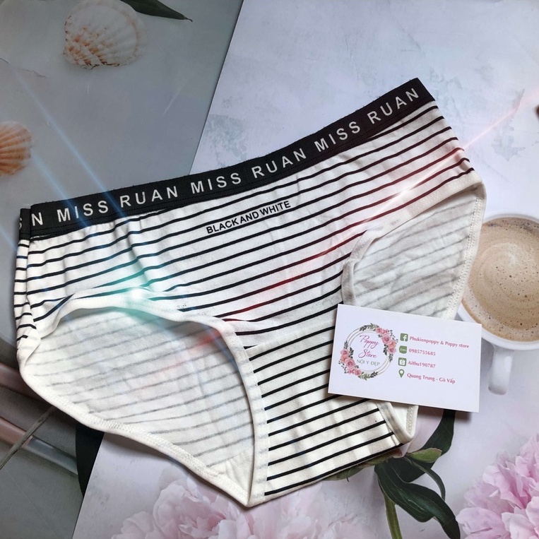 Quần lót nữ ⚠️Mã AT47 / CHE TÊN SẢN PHẨM ⚠️ Combo 5 Quần lót mềm mịn chất liệu cotton, thấm hút, co giãn 4 chiều