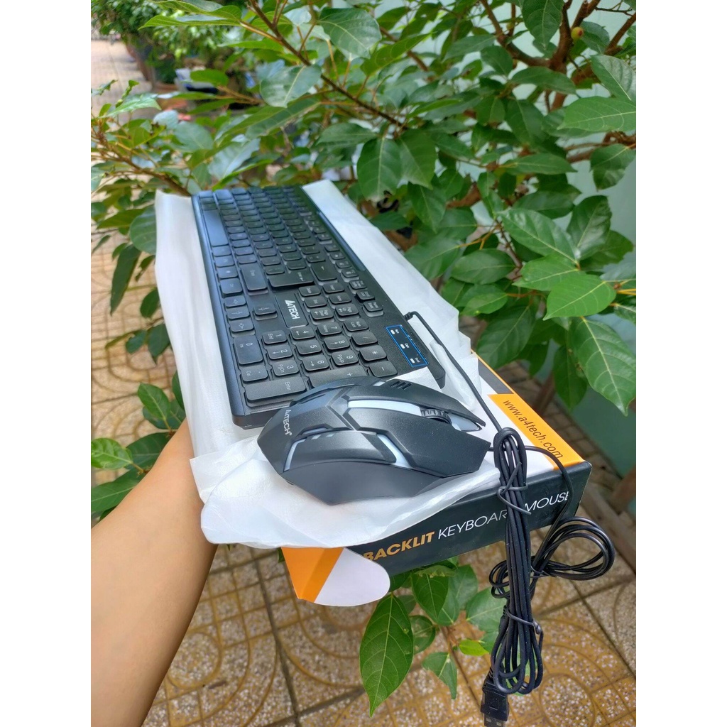 Bộ Bàn phím và Chuột A4TECH MK-590 USB LED