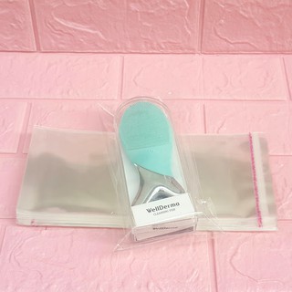 100g (~82cái) Túi Opp dán mép 10x20cm (+ 4cm) - Túi nilon băng keo dán miệng
