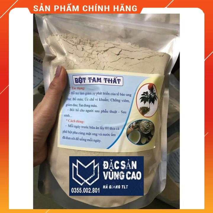 Bột tam thất nguyên chất 100g bột say từ củ, bột nguyên chất, bổ dưỡng an thần | BigBuy360 - bigbuy360.vn