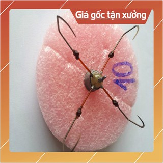 Lưỡi câu Tứ 10 dáng mác thép CCCP