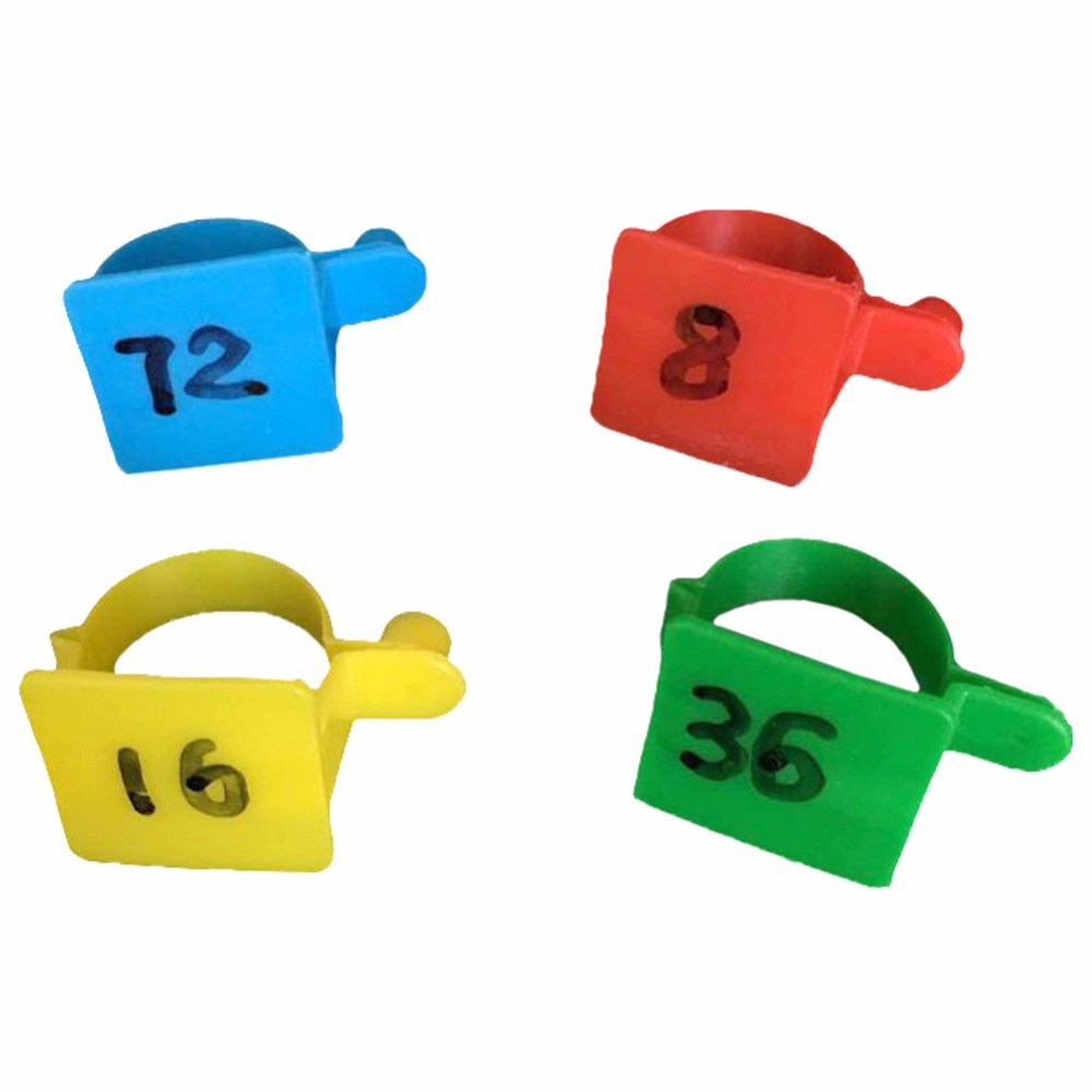 Set 100 Vòng Đeo Chân Gà Vịt 4 Màu