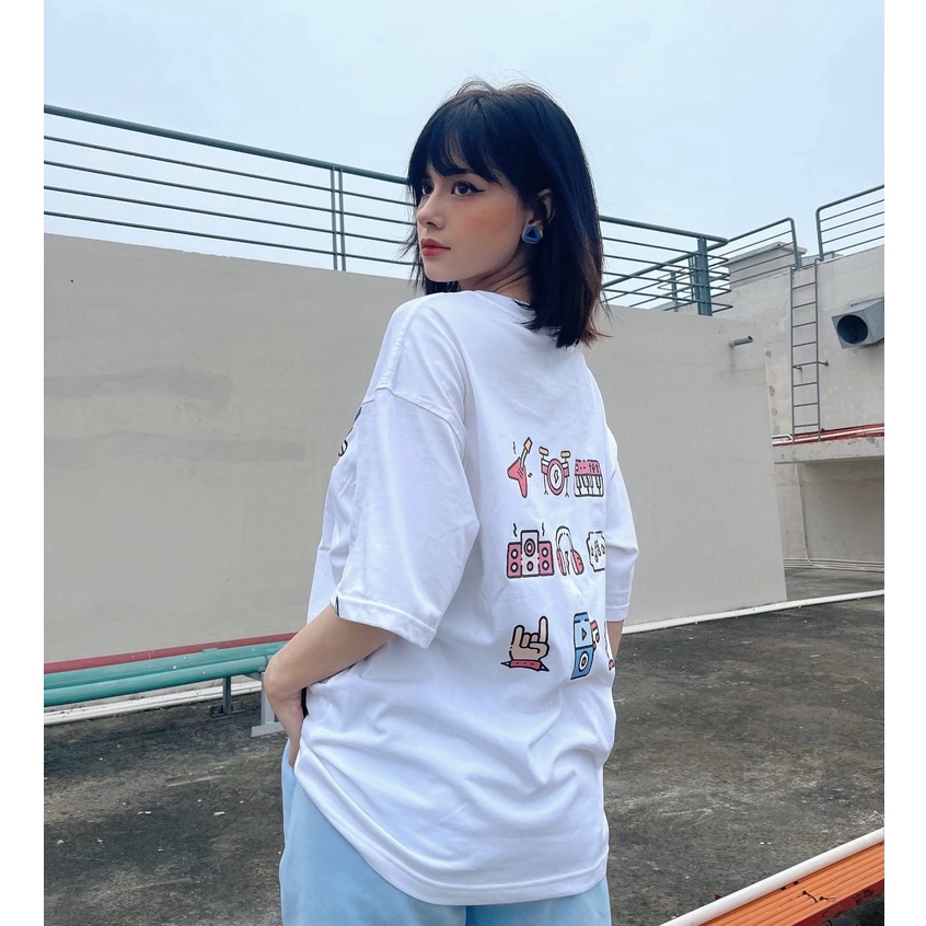 Áo form rộng 4lucky 6004 - tay lỡ nam nữ oversize streetwear